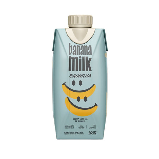 Bebida Vegetal de Banana Sabor Baunilha 250ml Banana Milk
