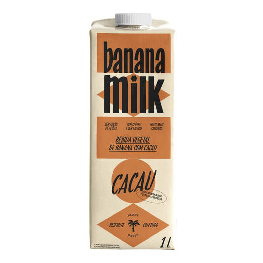 Bebida Vegetal de Banana com Cacau 1L Banana Milk