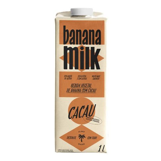 Bebida Vegetal de Banana com Cacau 1L Banana Milk