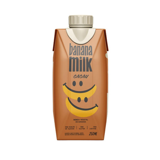 Bebida Vegetal de Banana com Cacau 250ml Banana Milk