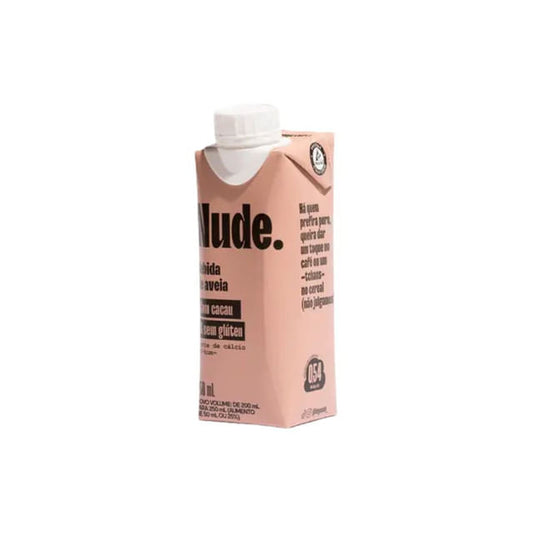 Bebida de Aveia Sem Glúten com Cacau To Go 250ml Nude
