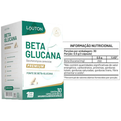 Beta Glucana 30 Cápsulas Lauton