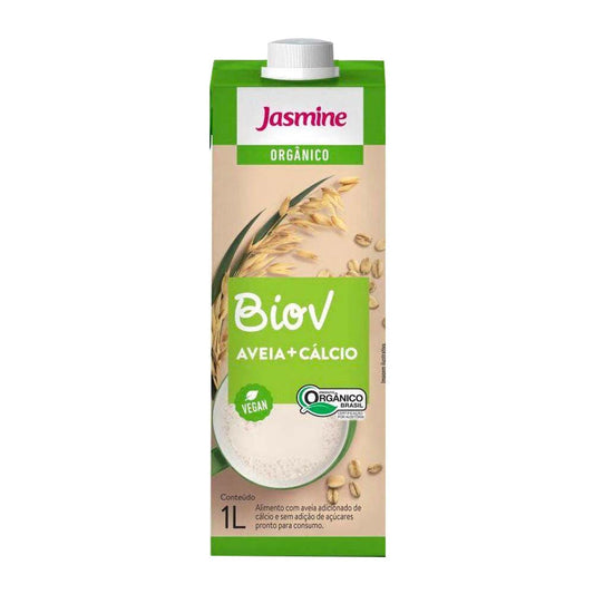 BioV Bebida Vegetal de Aveia Orgânica com Cálcio 1L Jasmine