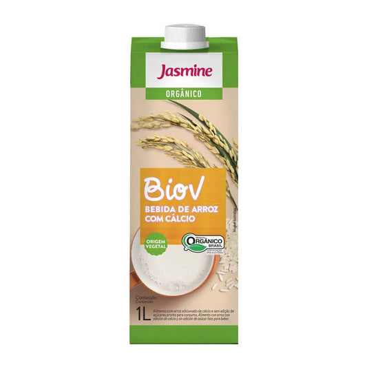 BioV Bebida de Arroz Orgânico com Cálcio 1L Jasmine
