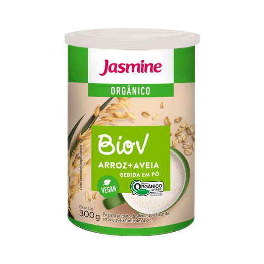 BioV Bebida de Arroz e Aveia em Pó Orgânico + Cálcio 300g Jasmine
