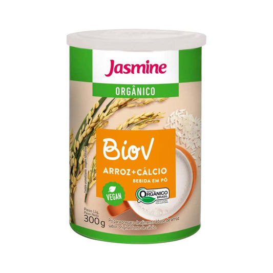 BioV Bebida de Arroz em Pó Orgânico + Cálcio 300g Jasmine