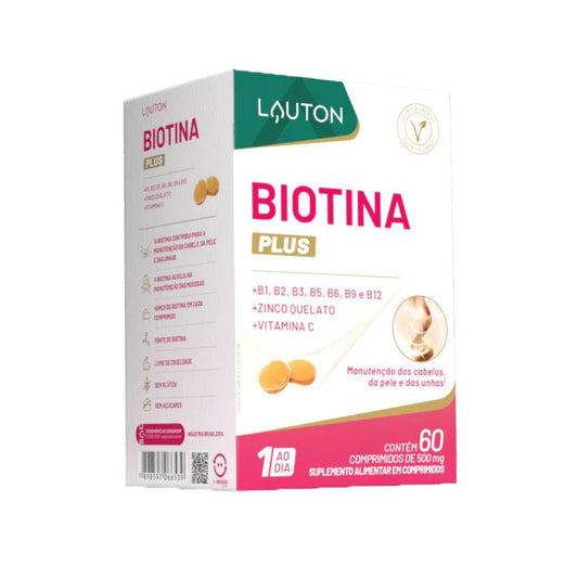 Biotina Plus 60 Comprimidos Lauton