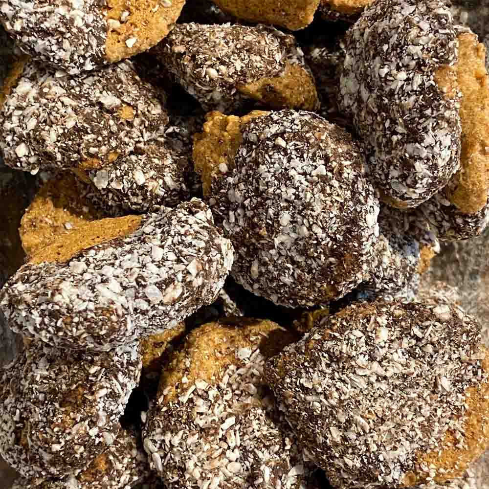 Biscoito Low Carb Coco com Chocolate 70% 100g