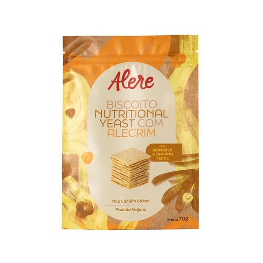 Biscoito Nutritional Yeast e Alecrim 70g Alere Gourmet
