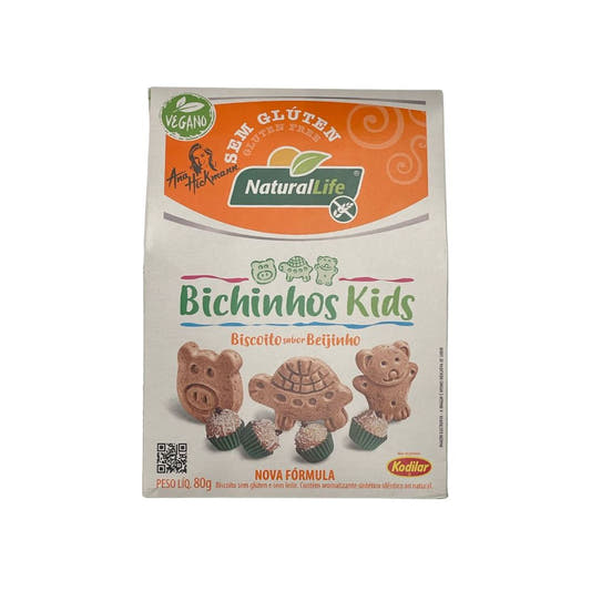 Embalagem-dos-Bichinhos-Kids-Natural-Life-80g-biscoito-vegano-sem-gluten-sabor-beijinho-com-formatos-de-animais-e-parceria-Ana-Hickmann.