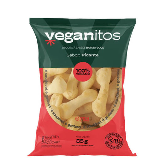 Biscoito de Polvilho com Batata Doce Picante 85g Veganitos