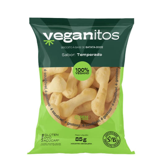 Biscoito de Polvilho com Batata Doce Temperado 85g Veganitos
