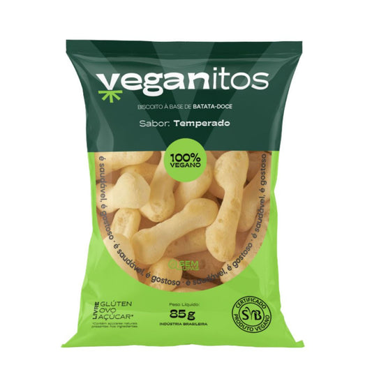 Biscoito de Polvilho com Batata Doce Temperado 85g Veganitos