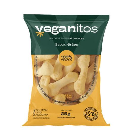 Biscoito de Polvilho com Batata e Grãos 85g Veganitos