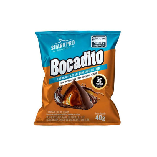 Bocadito Proteico Chocolate com Doce de Leite 40g Shark Pro