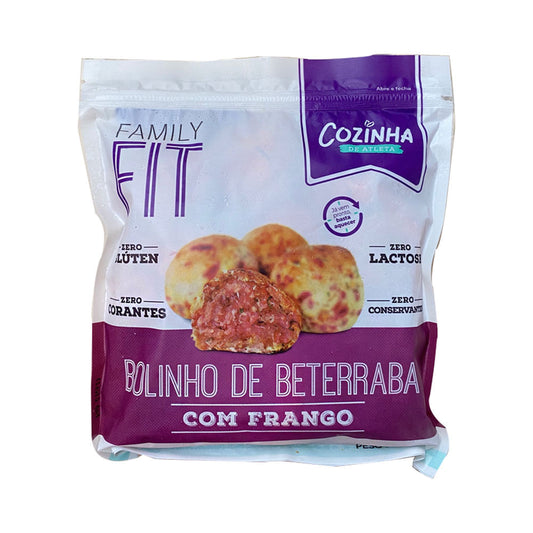 Bolinho de Beterraba com Frango 420g Cozinha de Atleta