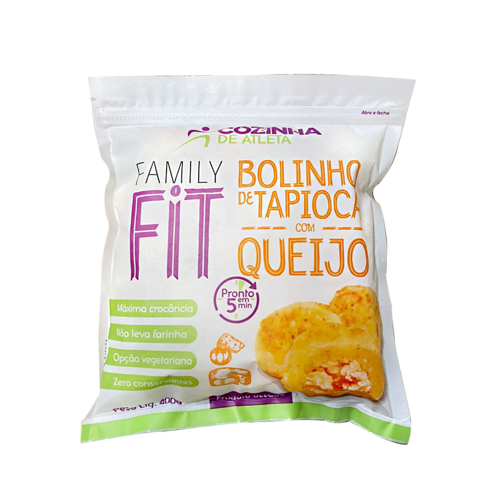 Bolinho de Tapioca com Queijo 400g Cozinha de Atleta