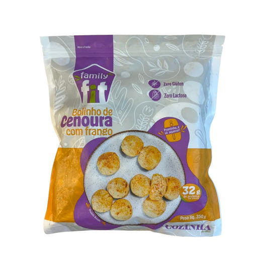 Bolinho de Cenoura com Frango 350g Family Fit