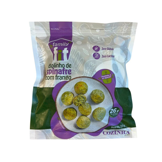 Bolinho de Espinafre com Frango 350g Family Fit