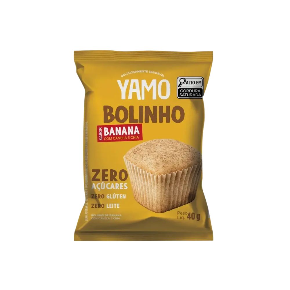Bolinho de Banana com Canela 40g YAMO
