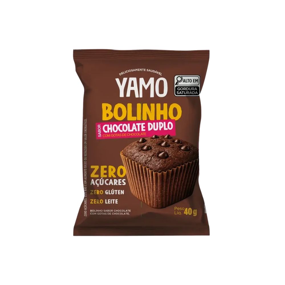 Bolinho de Chocolate Duplo 40g YAMO
