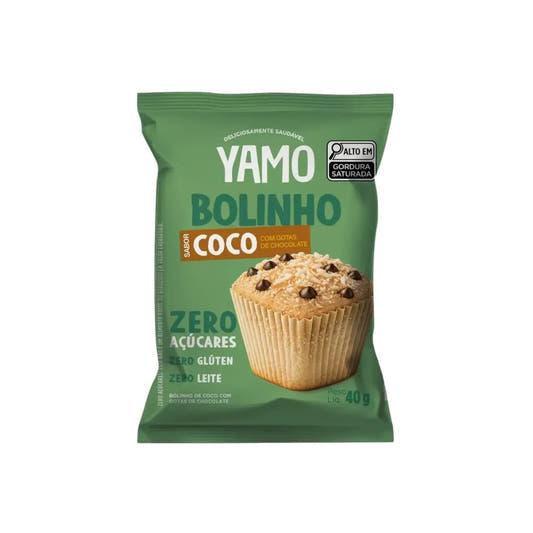 Bolinho de Coco com Gotas de Chocolate 40g YAMO