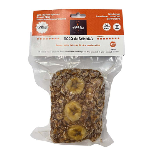 Bolo de Banana Fatia 240g Hi Protein