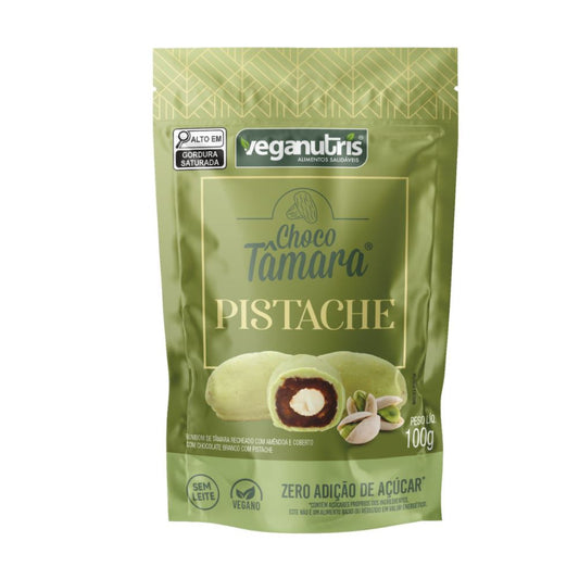 Embalagem-do-Chocotamara-Pistache-da-marca-Veganutris-bombom-de-tamara-vegano-recheado-com-amendoa-e-coberto-com-chocolate-branco-com-pistache