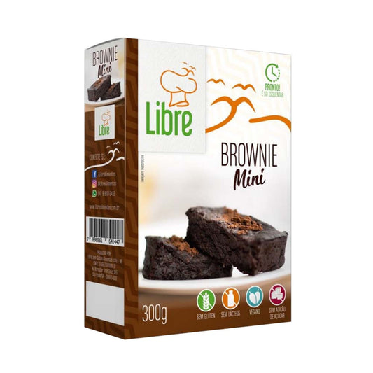 Brownie Vegano Sem Glúten 300g Libre