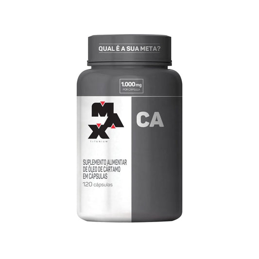 CA Óleo de Cártamo 120 Cápsulas Max Titanium