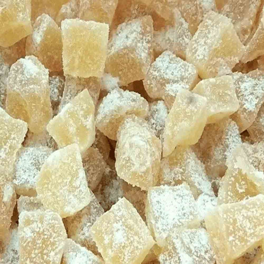 Gengibre cristalizado em cubos 5kg