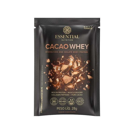 Cacao Whey Protein Hidrolisado e Isolado 30g Essential Nutrition