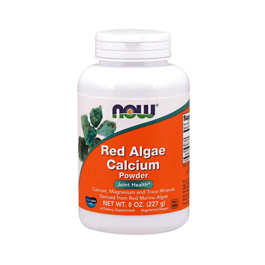 Cálcio de Algas Vermelhas em Pó Red Algae Calcium 227g Now