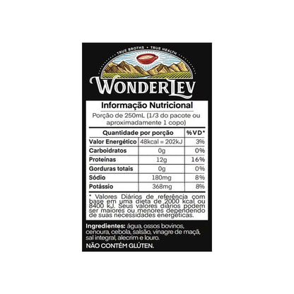 Caldo de Osso Bovino 750ml WonderLev