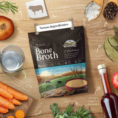 Caldo de Osso Bovino 750ml WonderLev