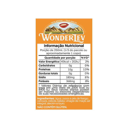 Caldo de Osso de Frango 750ml WonderLev