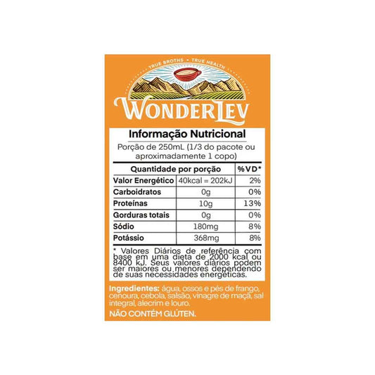 Caldo de Osso de Frango 750ml WonderLev