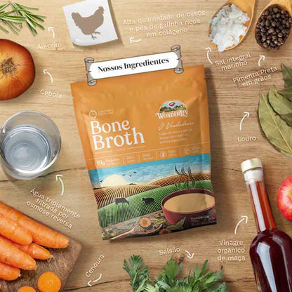 Caldo de Osso de Frango 750ml WonderLev