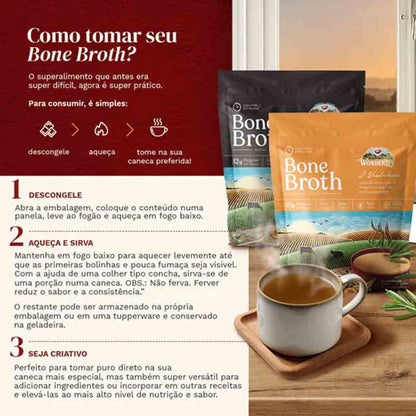 Caldo de Osso de Frango 750ml WonderLev