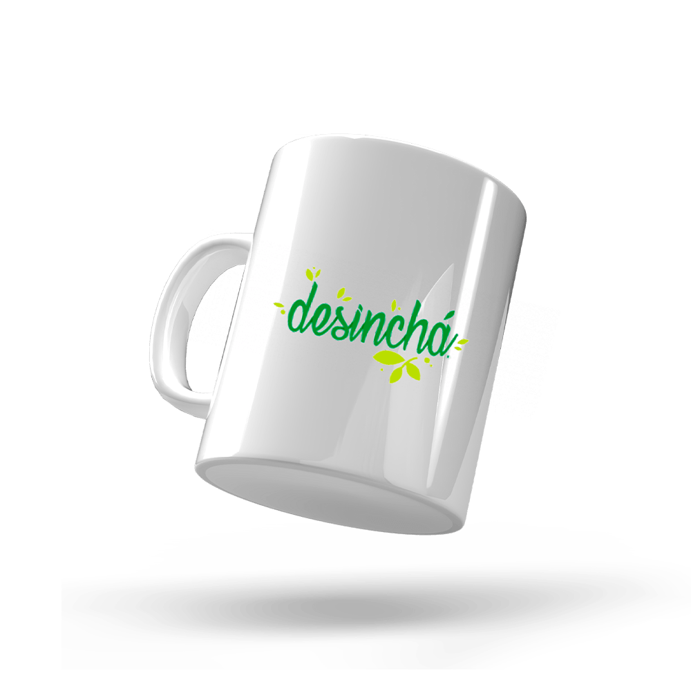 Caneca Branca de Cerâmica Desinchá