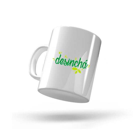 Caneca Branca de Cerâmica Desinchá