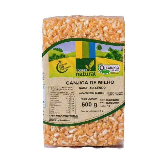 Canjica de Milho Amarelo Orgânico 500g Coopernatural