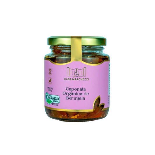 Caponata Orgânica de Berinjela 220g Casa Marchezzi