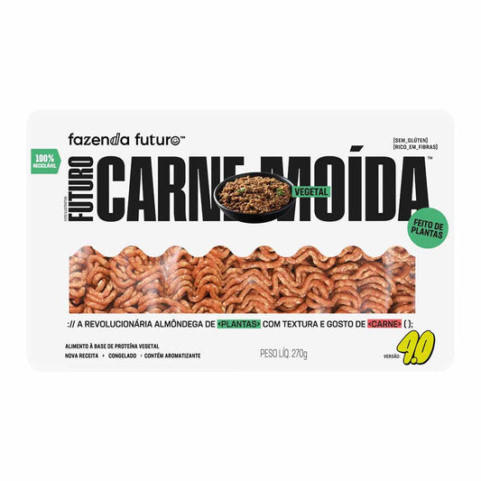 Carne Moída Vegetal 270g Fazenda Futuro