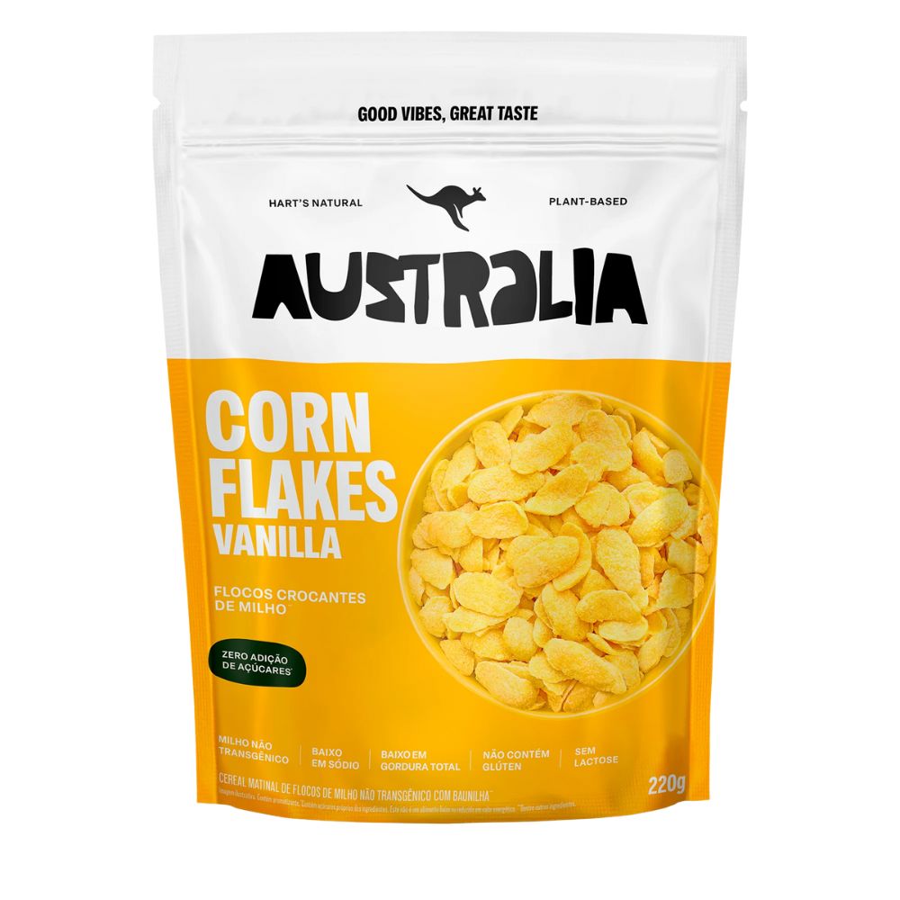 Cereal-Matinal-CornFlakes-Vanilla-220g-Harts-Natural-Australia