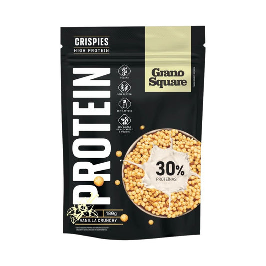 Cereal Proteico Crispies Vanilla Crunchy 180g Grano Square
