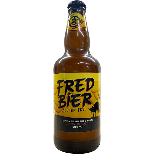 Cerveja Pilsen Puro Malte Sem Glúten 500ml FredBier