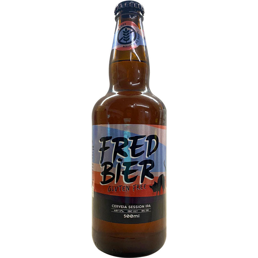 Cerveja Session IPA Sem Glúten 500ml FredBier