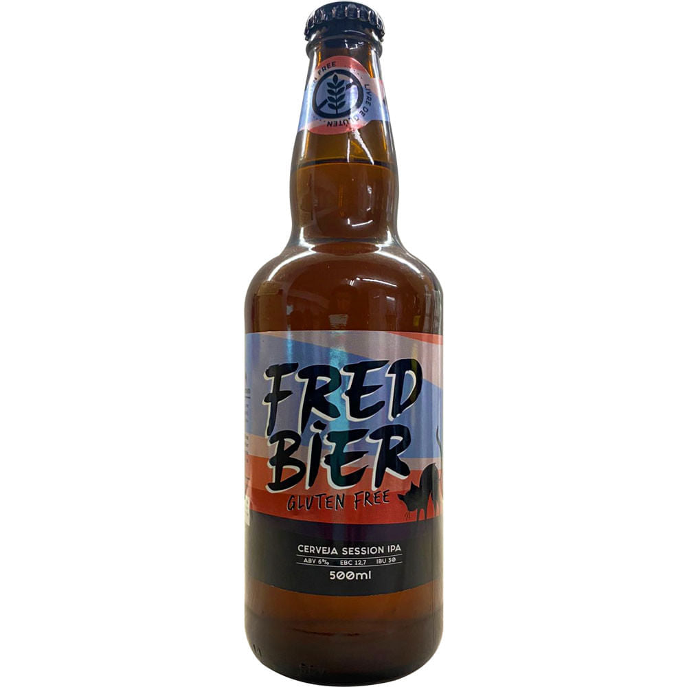 Cerveja Session IPA Sem Glúten 500ml FredBier