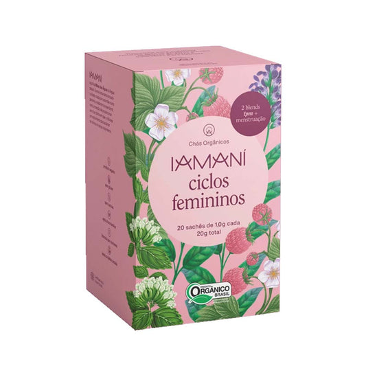 Chá Orgânico Ciclos Femininos 20 Sachês Iamaní